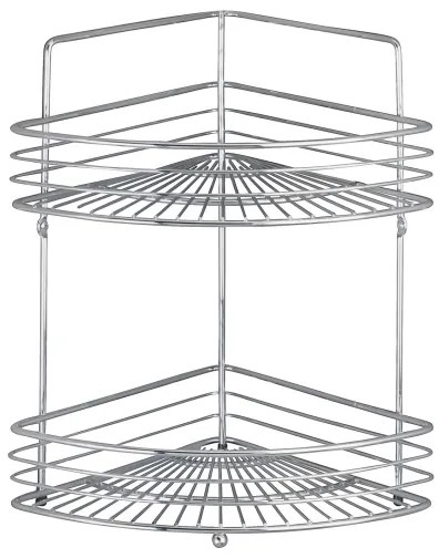 WENKO 16821100 - Scaffale angolare MILANO 31,5x37 cm cromo lucido