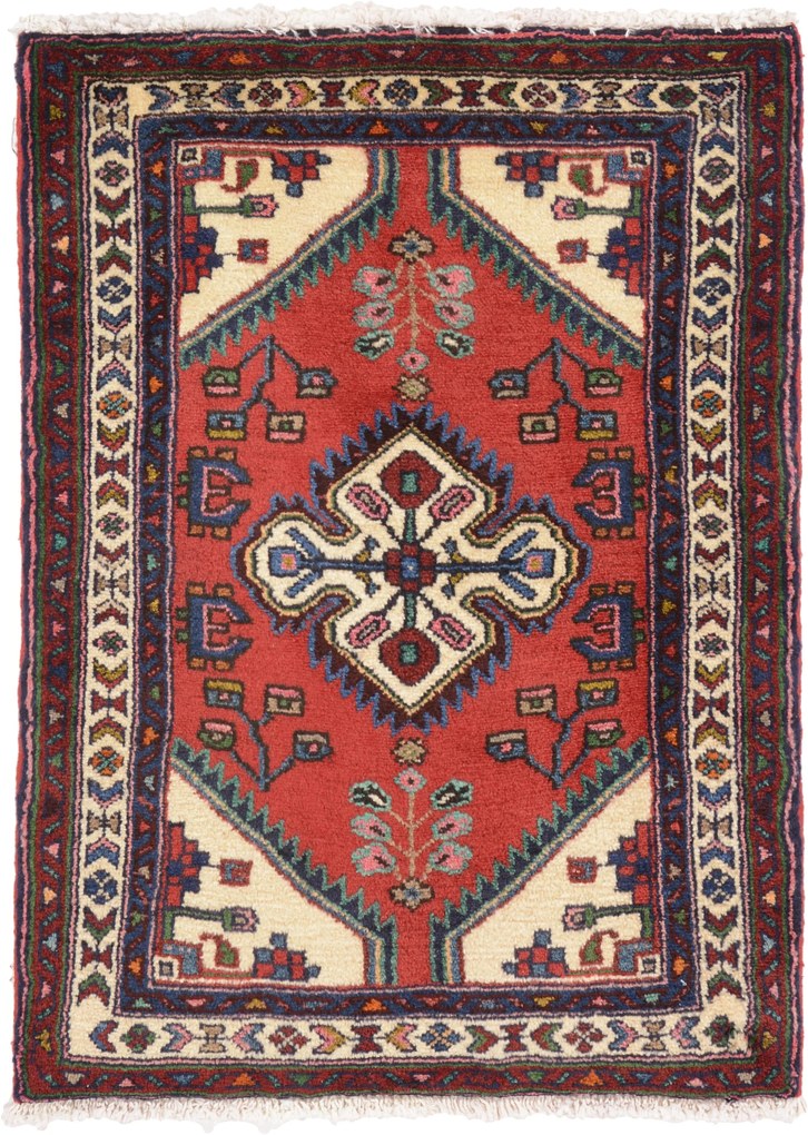Mehraban Tappeto 90x70 (Iran) Annodato A Mano