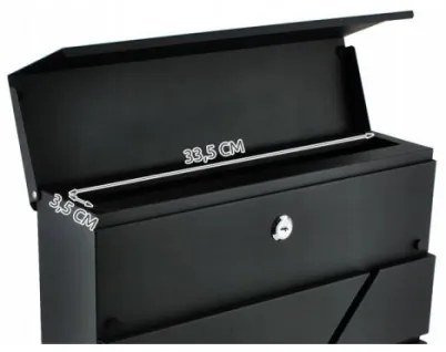 Cassetta della posta 36,7x37 cm antracite