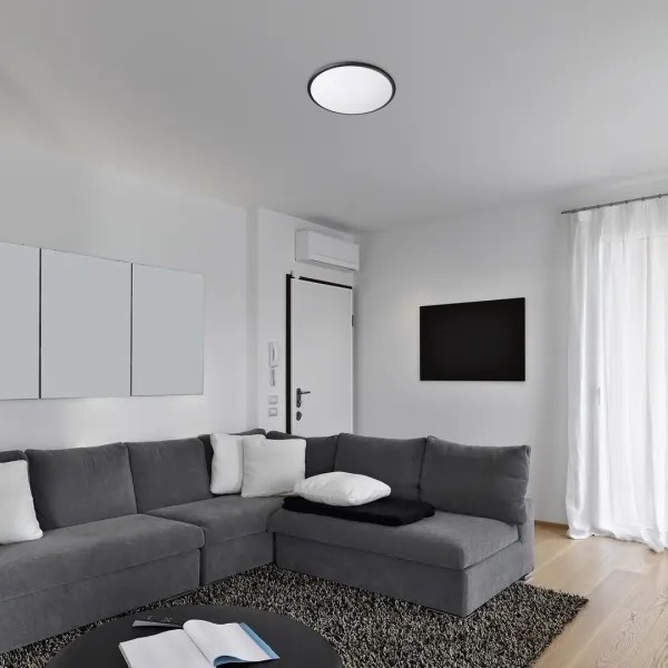 Rabalux 71126 - Plafoniera LED ENGON 18W 230V 3000K nero 27 cm