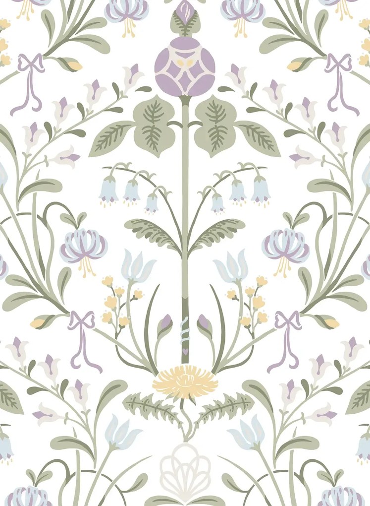 Sandberg Carta da parati Till Carl - Lilac