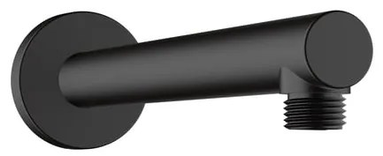 Braccio per soffione doccia HANSGROHE Vernis Blend tondo L 6.5 x H 6.5 cm in ottone nero opaco