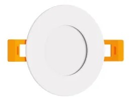 Pannello LED Rotondo 5W, 500lm, no Flickering, Foro Ø69-75mm Colore Bianco Caldo 3.000K