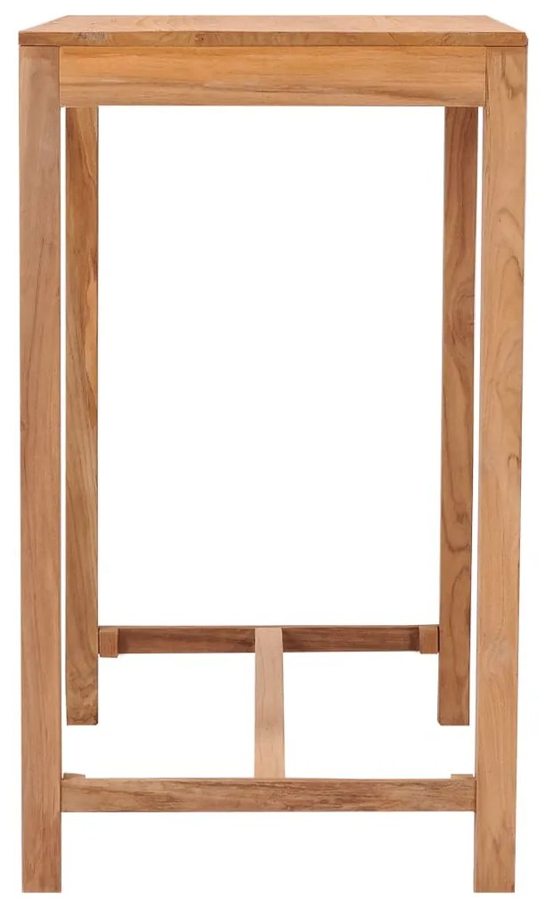 Tavolo da bar per esterni 110x60x105 cm massello di teak