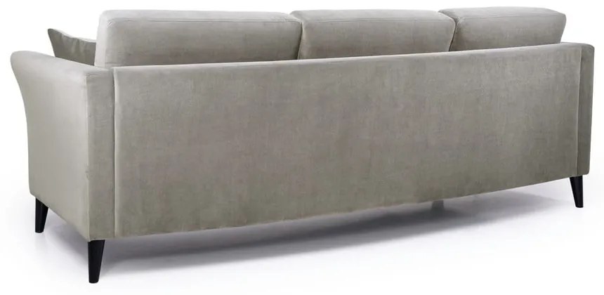 Divano in velluto marrone 237 cm Eden - Scandic