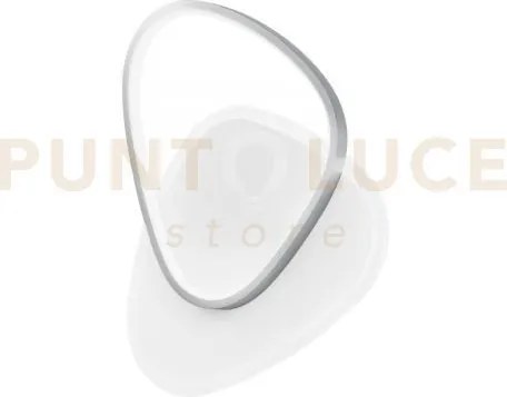 Plafoniera led ayrton tondeggiante nickel 42w 4500lm cct 3000k 4000...