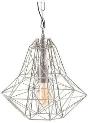 Lampadario 30 x 30 x 36 cm Metallo Argento