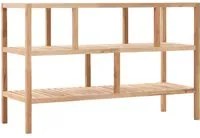 Scaffale da Bagno in Legno di Noce 100x40x65 cm cod mxl 62334