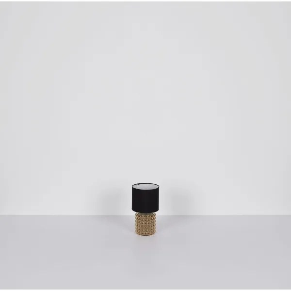 Globo 21626 - Lampada da tavolo VALENTINO 1xE14/40W/230V nero/oro