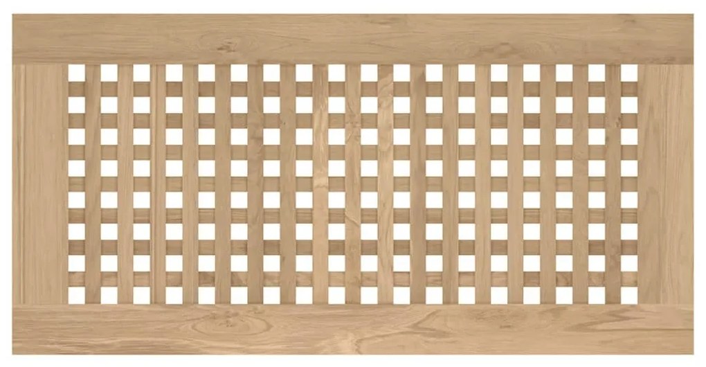 Tavolino da Bagno 60x30x45 cm in Legno Massello di Teak