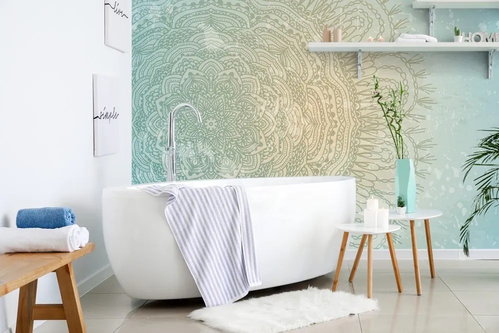 Carta da parati – Mandala decorativa