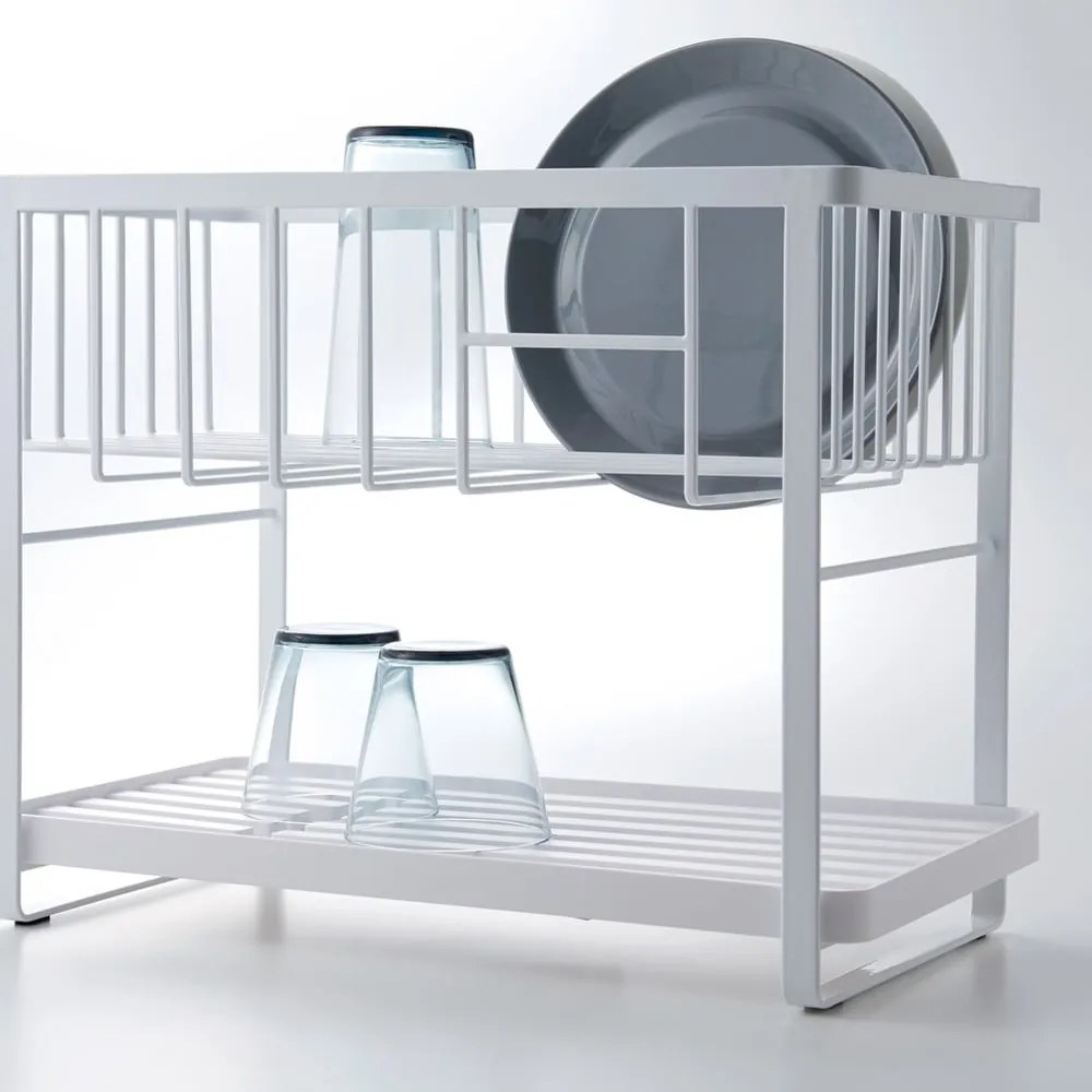 Vassoio di raccolta in metallo a due livelli Tower - YAMAZAKI