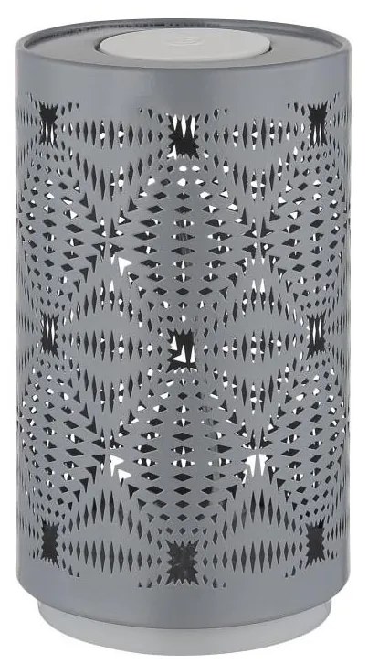 Globo 21018G - Lampada da tavolo LED RGB AMIYAH LED/1W/5V 500 mAh grigia