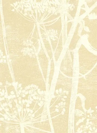 Cole & Son Carta da parati Cow Parsley - Sand/ Offwhite
