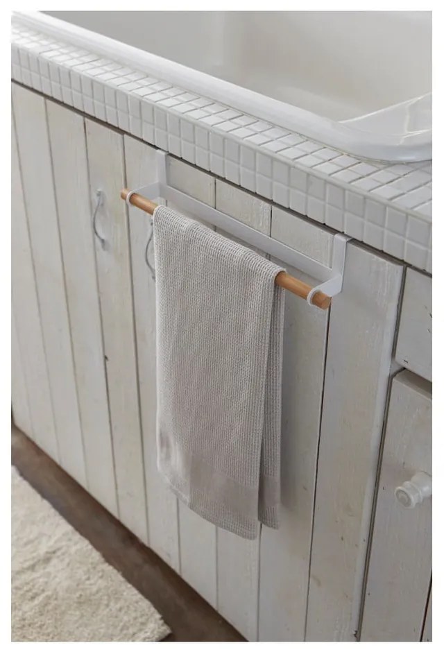 Porta asciugamani da appendere bianco Tosca - YAMAZAKI
