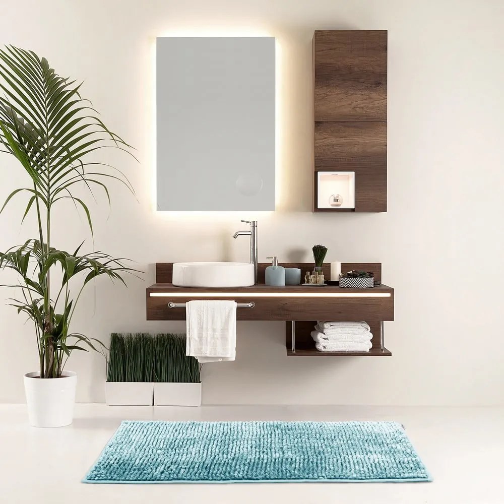 Set di 2 tappetini da bagno blu Bati - AmeliaHome