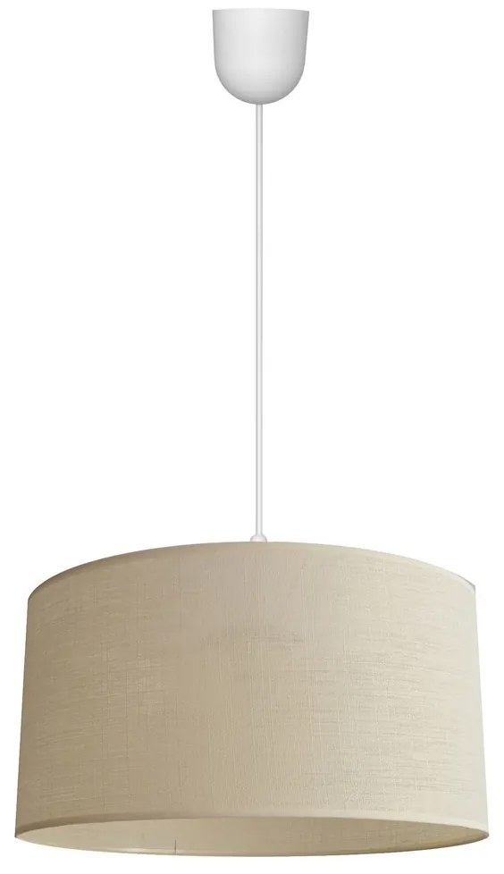 Lampadario su corda ALBA 1xE27/60W/230V d. 40 cm beige