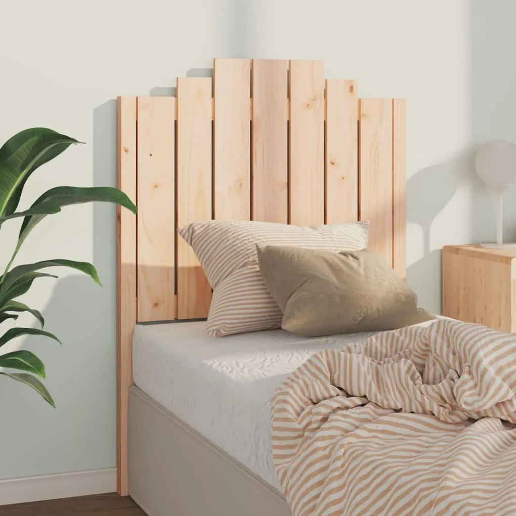 Testiera Per Letto 81x4x110 Cm İn Legno Massello Di Pino /