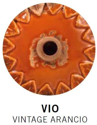Plafoniera 1 luce -  C132 -  Vintage Collection - Ferroluce Retrò VIO (Vintage arancio)