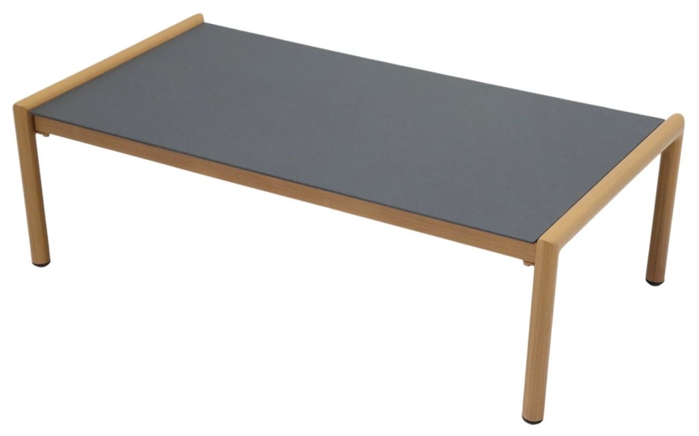 MAGNET - salotto con struttura in alluminio verniciato effetto legno