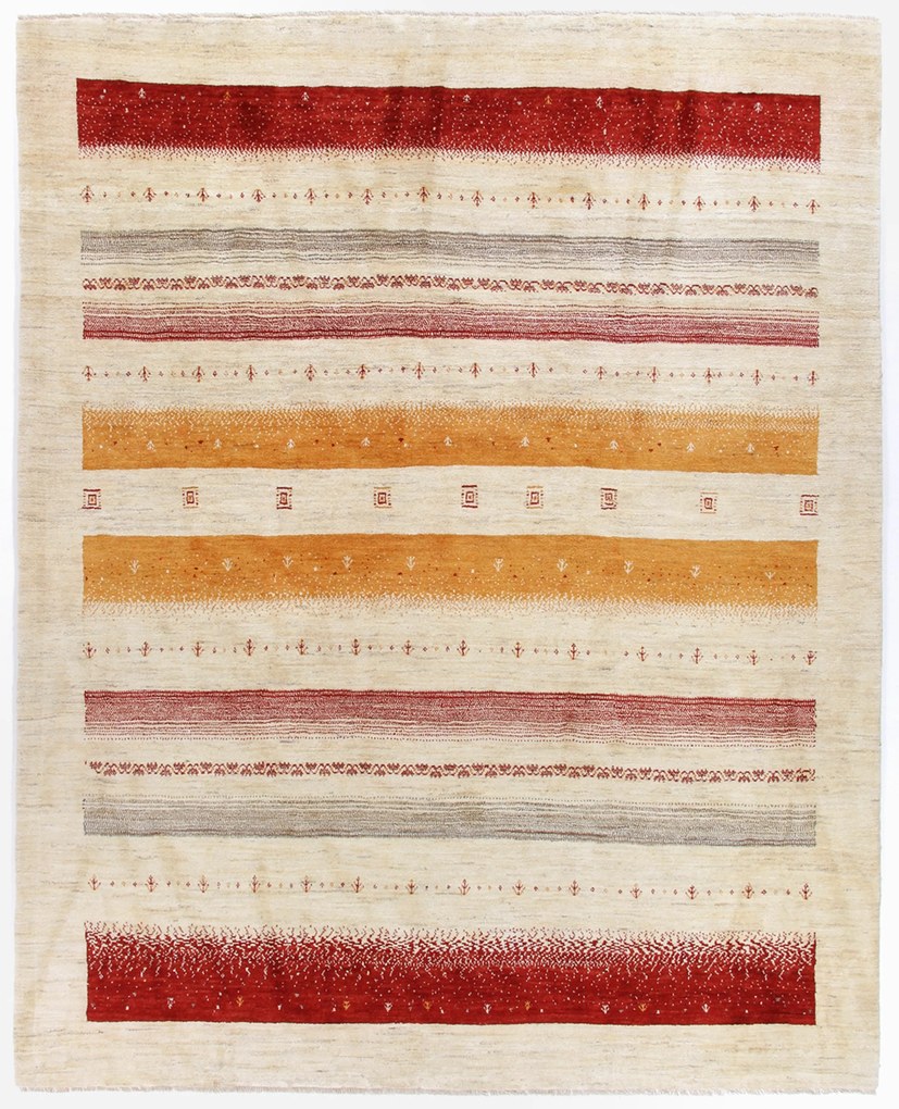 Gabbeh Tappeto 260 x 330 (Iran) Annodato A Mano