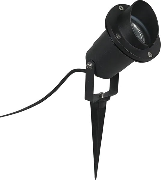 Faretto picchetto intelligente nero IP65 con WiFi GU10 - Done