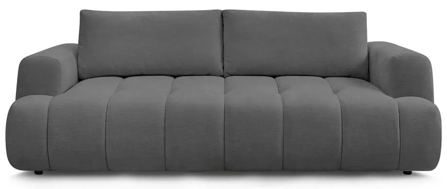 Divano grigio scuro allungabile e con contenitore 251 cm Fuji – Bobochic Paris