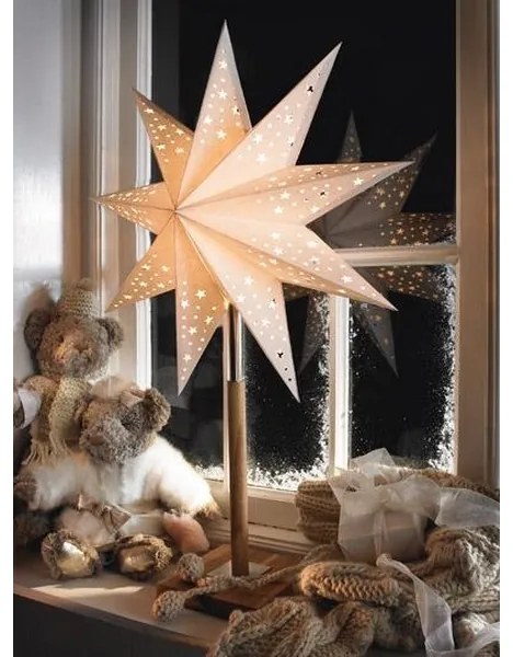 Markslöjd 700323 - Decorazione di Natale SOLVALLA 1xE14/25W/230V bianco 65 cm