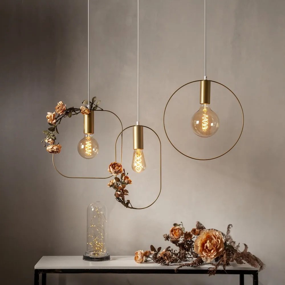 Lampadario dorato Shape – Star Trading