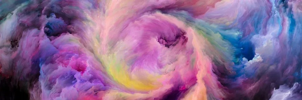 Stampa su tela – Spirale colorata