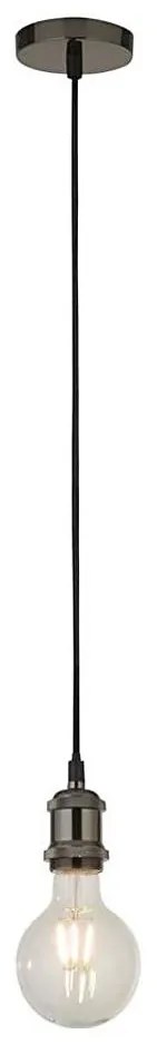 Searchlight 7461BC - Lampada a sospensione con cavo SUSPENSION 1xE27/60W/230V antracite