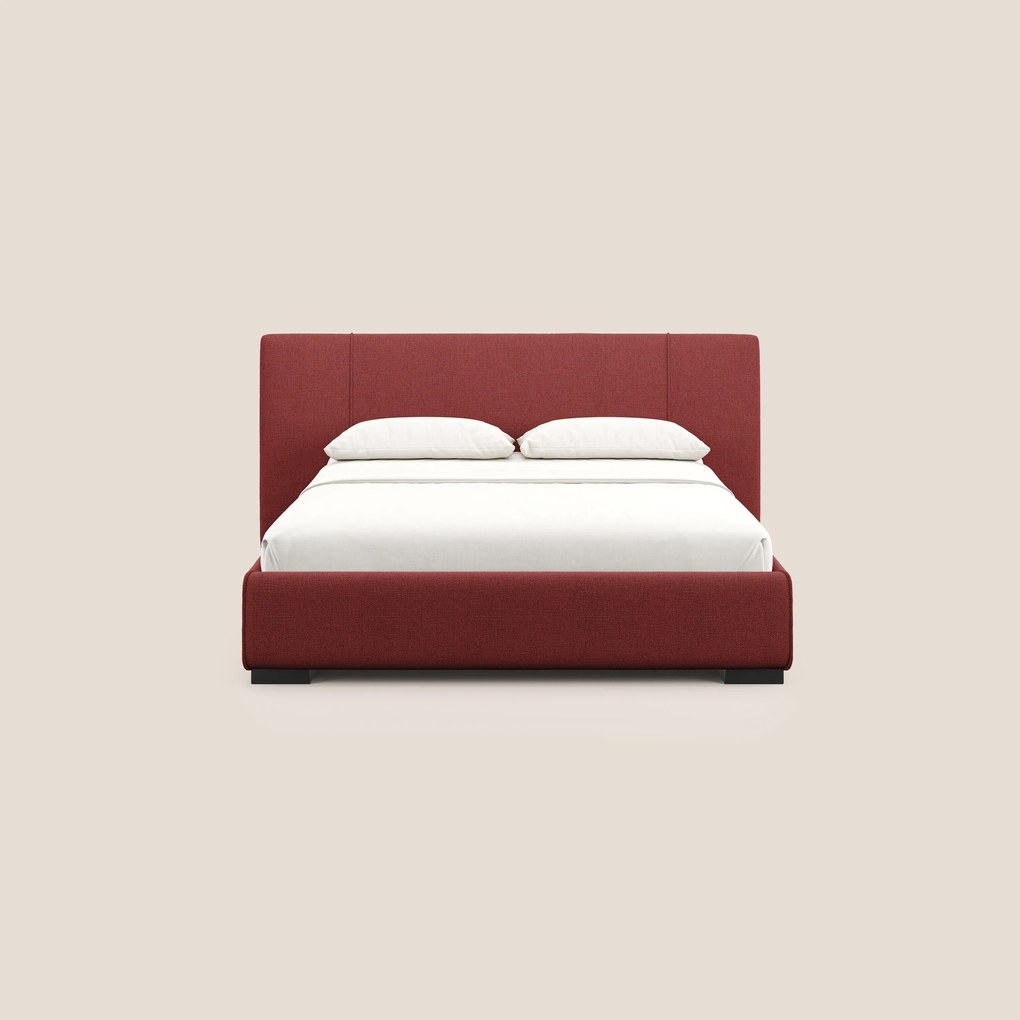 Omero letto imbottito contenitore sfoderabile in tessuto fiammato impermeabile T14