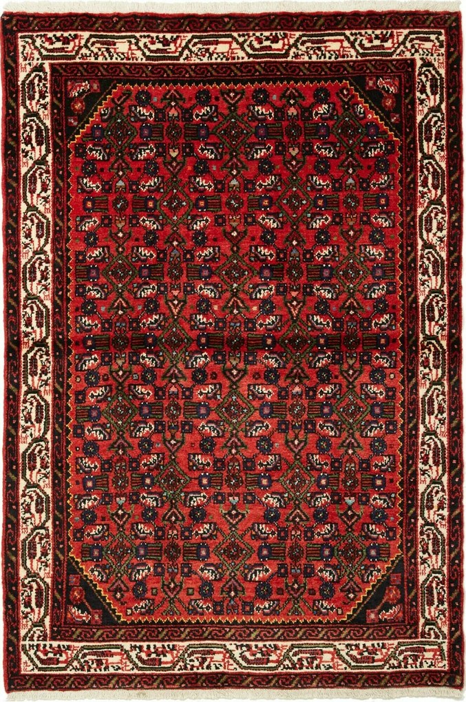 Hamedan Tappeto 110 x 160 (Iran) Annodato A Mano