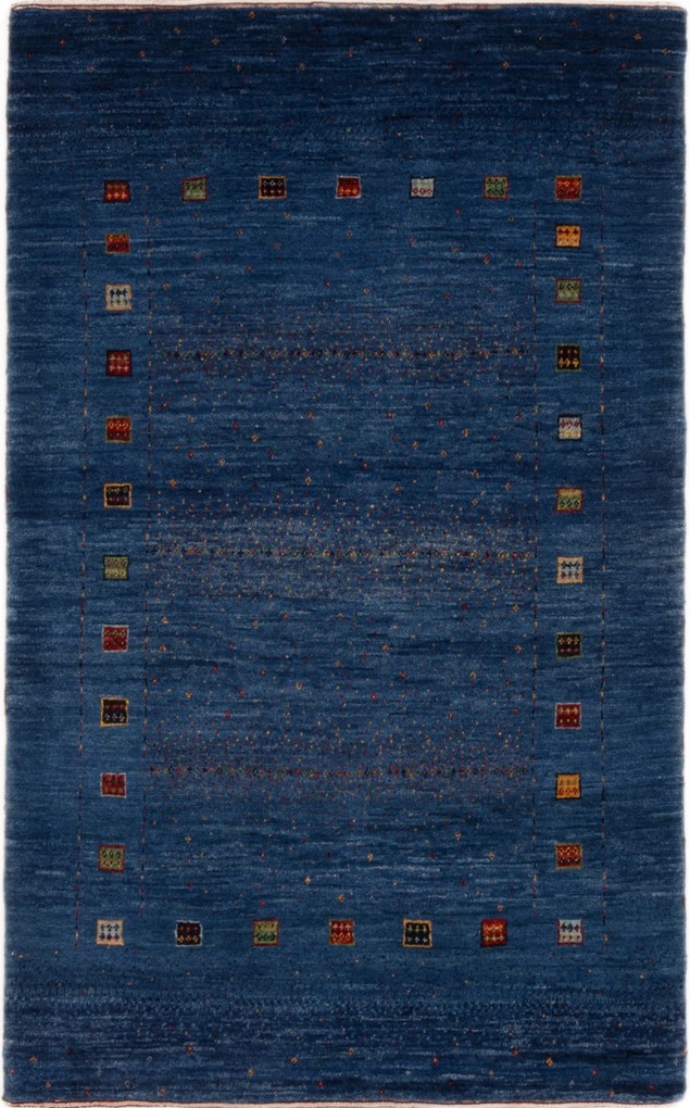 Loribaft Tappeto persiano 80 x 140 Blu (Iran) Annodato A Mano