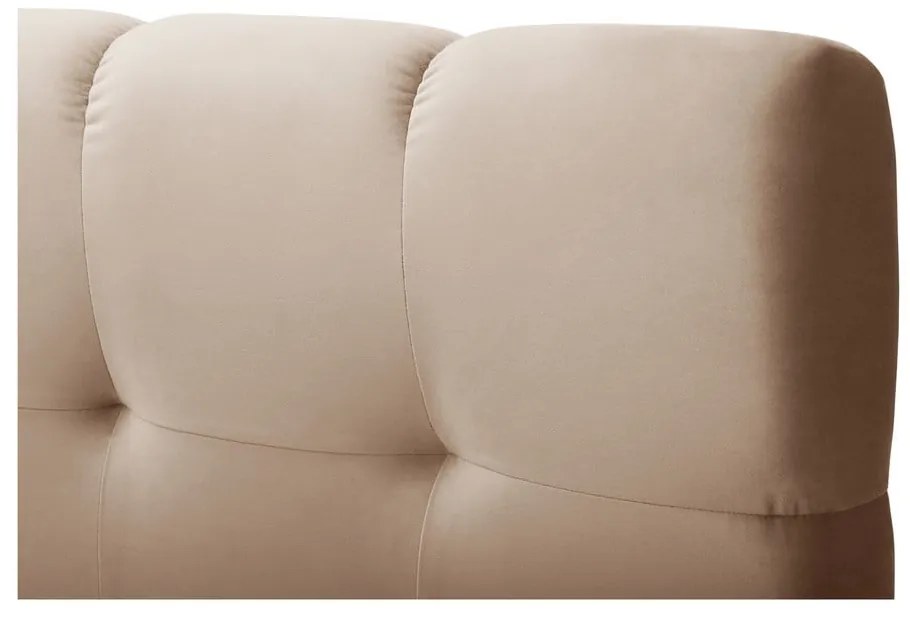 Letto boxspring marrone chiaro con contenitore 180x200 cm Bali - Cosmopolitan Design