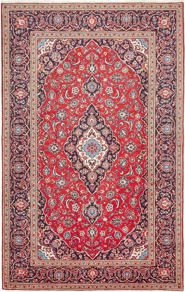 Kashan Tappeto persiano 400 x 300 Rosso (Iran) Annodato A Mano