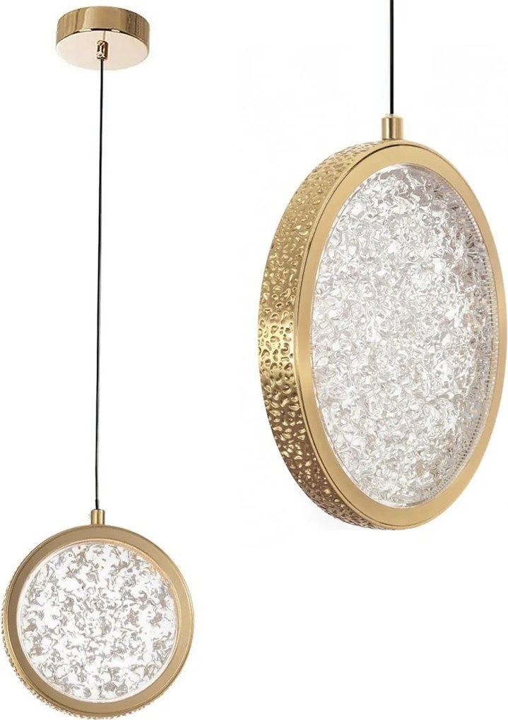 Lampadario a Sospensione in Cristallo LED G089-1CP Złota