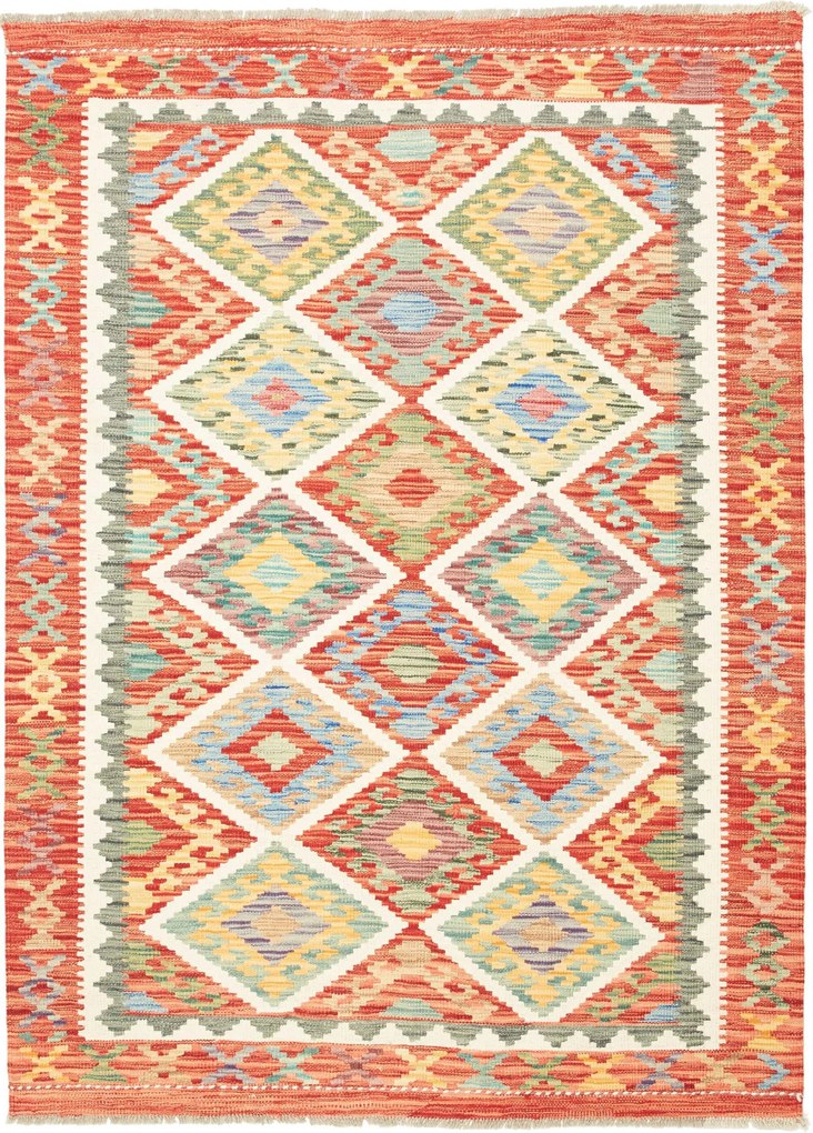 Kilim Tappeto 130x180 (Pakistan) Tessuto A Mano