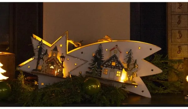 Retlux - Decorazione natalizia LED cometa LED/2xAA