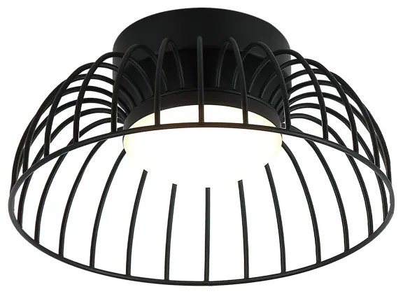 Plafoniera a soffitto BETSY LED/12W/230V Ø 25 cm nera