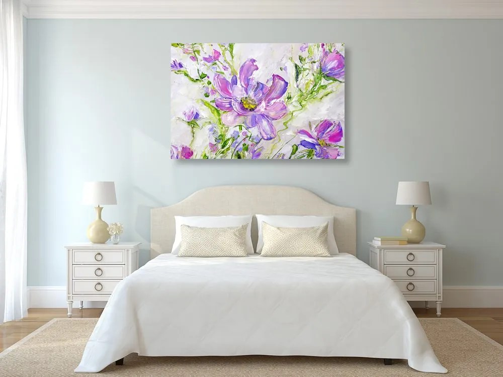 Stampa su tela – Fiori dipinti dell'estate