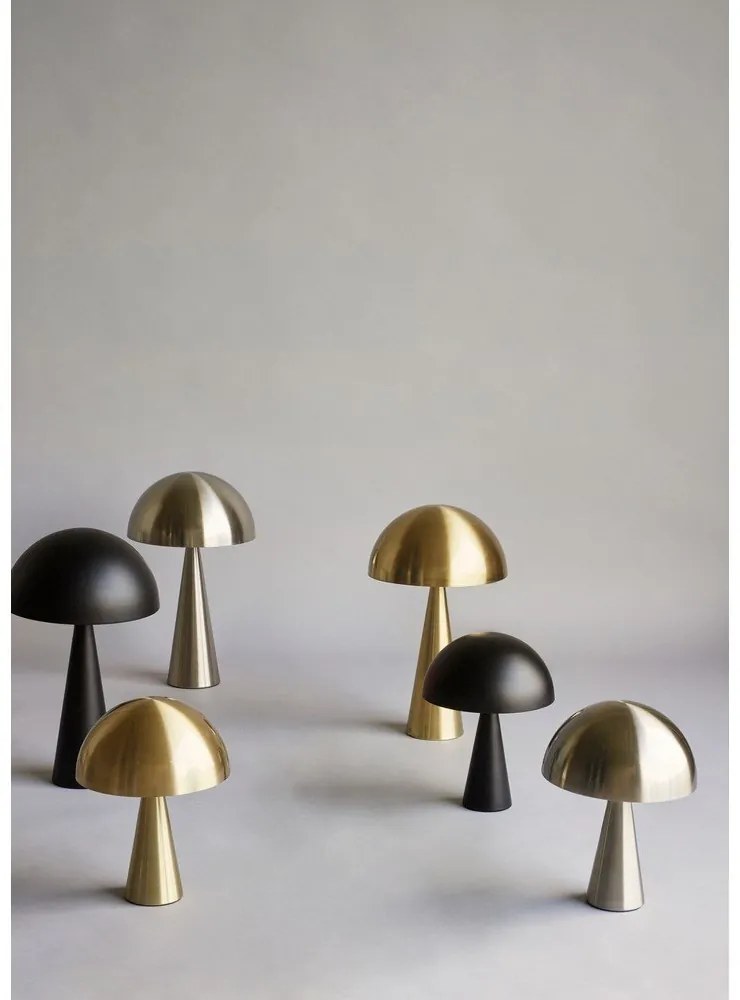 Lampada da tavolo nera Herho Mush - Hübsch