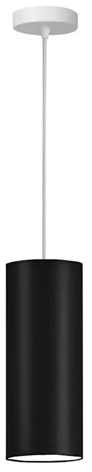 Lampadario su filo ZIK 1xE27/40W/230V nero