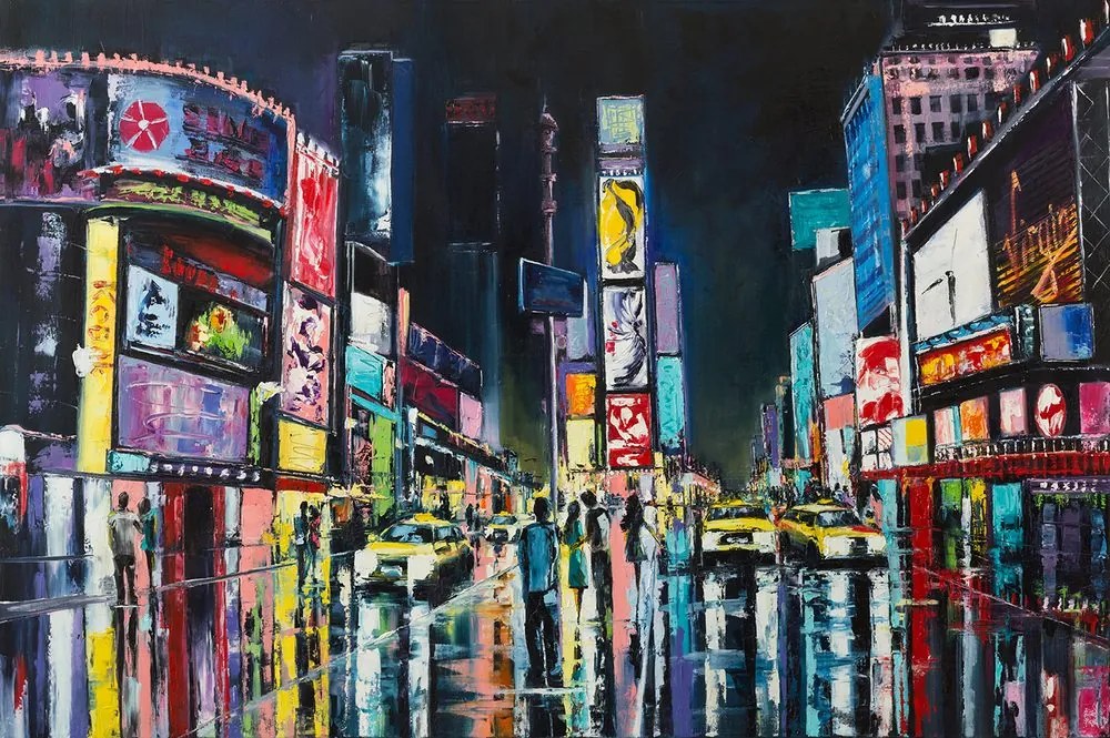 Carta da parati – New York colorata