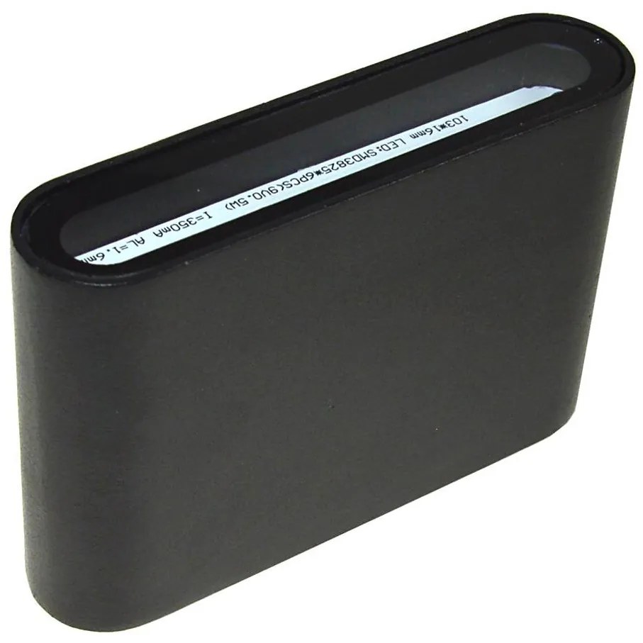 Applique LED da esterno FLOW LED/3W/230V IP54 nero