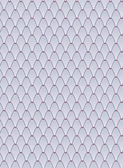 Ailanto Carta da parati Leaf Me Alone - Blue/ Magenta