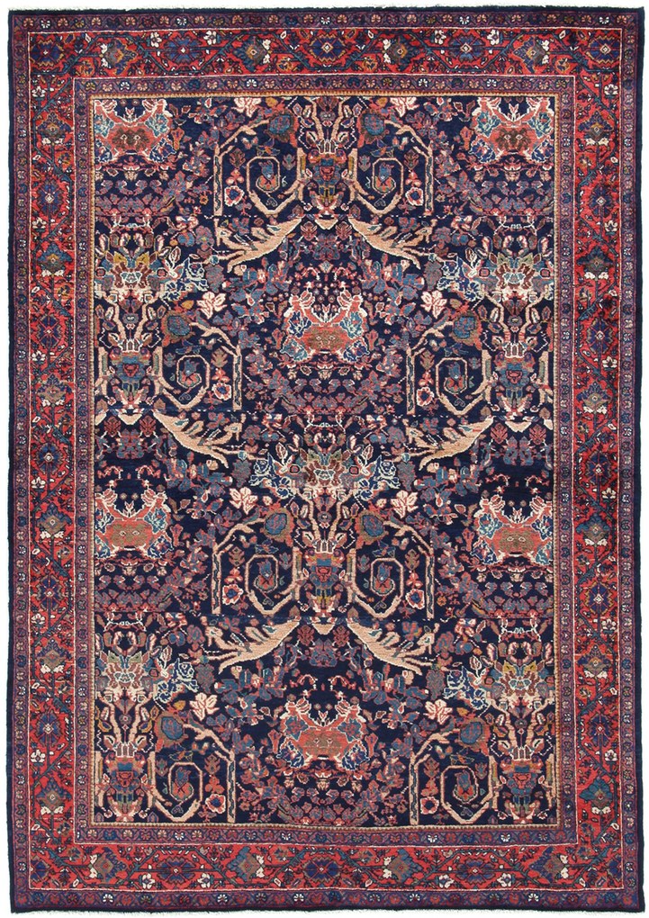 Sarouk Tappeto 210x140 (Iran) Annodato A Mano