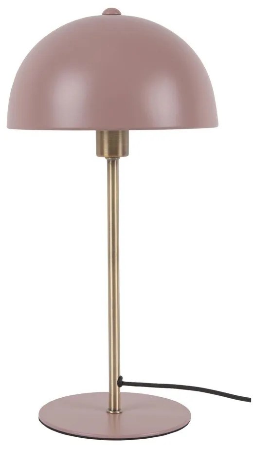 Lampada da tavolo rosa con dettagli dorati Bonnet - Leitmotiv