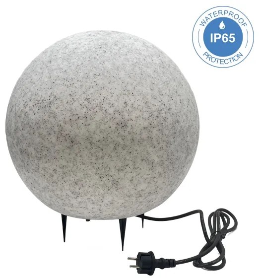Lampada da esterno LUMISTONE 1xE27/15W/230V IP65 Ø 38 cm