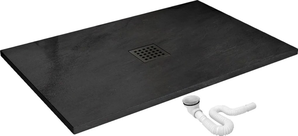 Piatto doccia Rea Black Rock 90x120